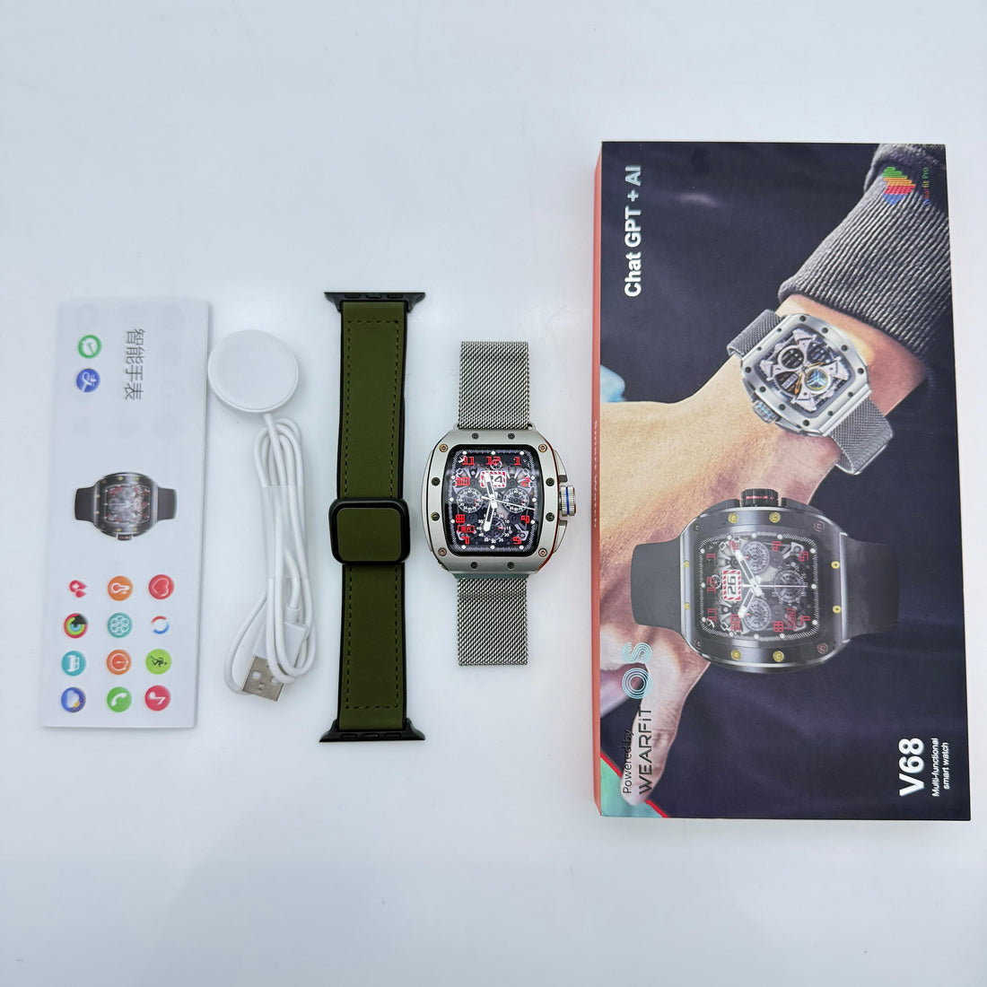V68 Smart Watch 1.43" Ultra AMOLED Screen